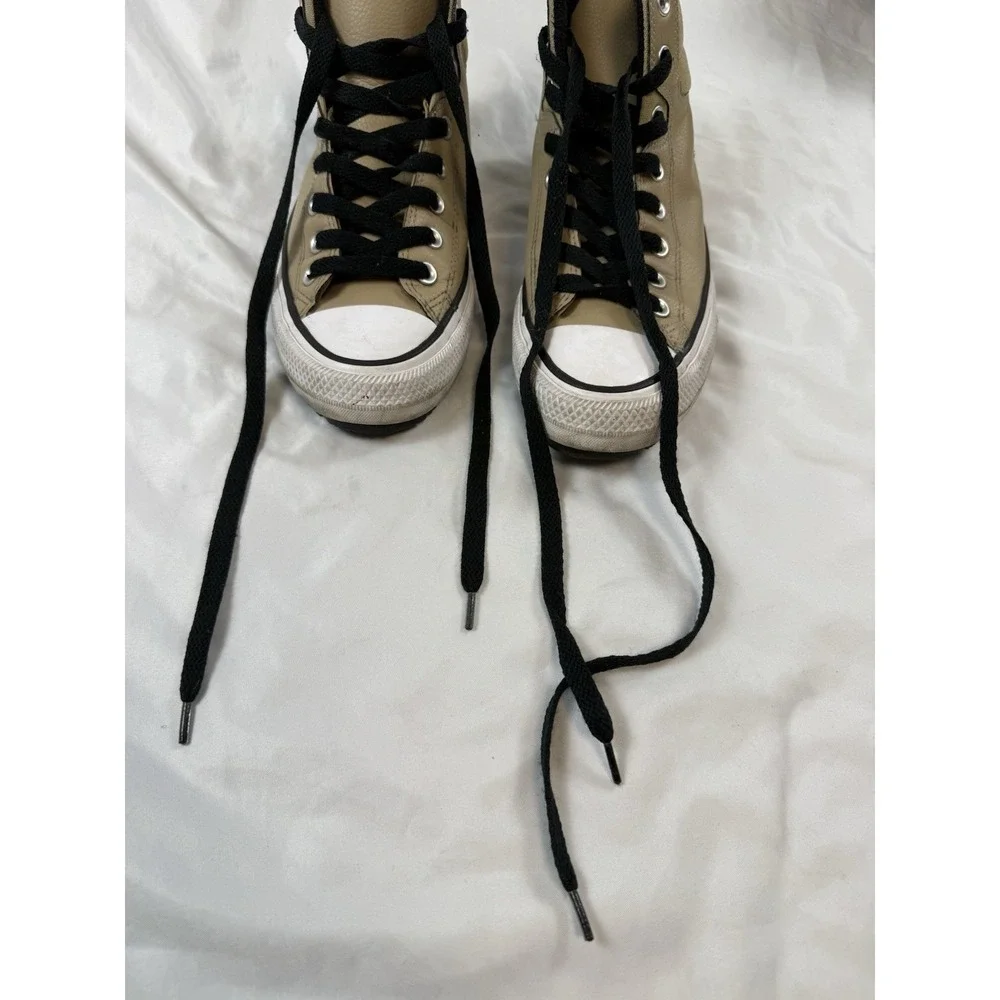 Converse Chuck Taylor All Star Waterproof High Top Boots Tan Mens 8 Womens 10
